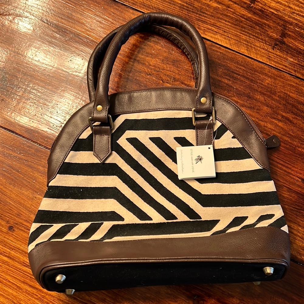Noonday zebra purse